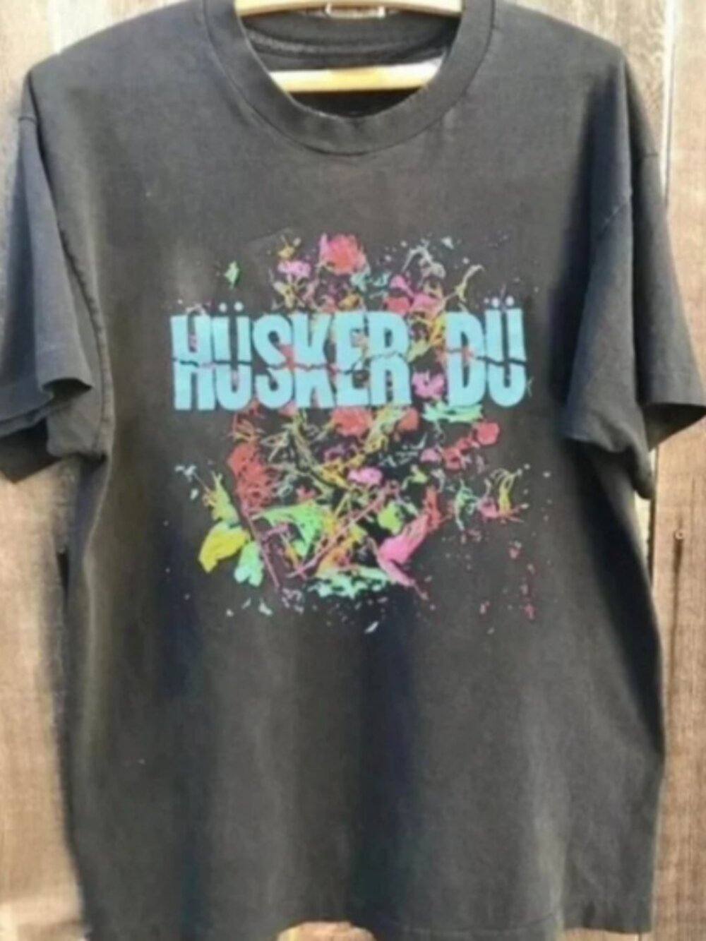 Husker Du Vintage Band Graphic T-Shirt Reprint Unisex Tee